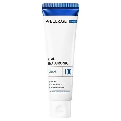 [BUNJANG] Wellage Real Hyaluronic Blue Ampoule & Cream Bundle Set / [미개봉] 웰라쥬 리얼 히알루로닉 블루 앰플+리얼 히알루로닉 크림 일괄