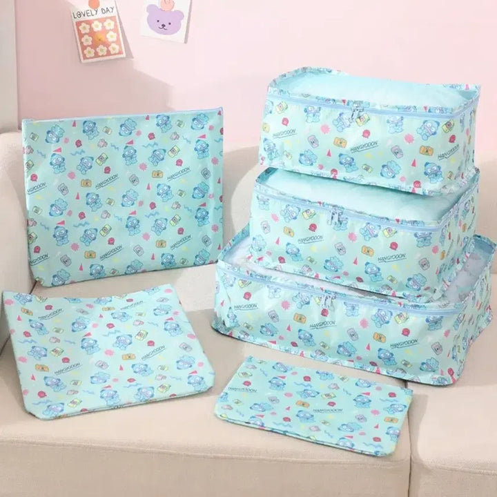 [BUNJANG] Hangyodong 6-Piece Pouch Set / 한교동 6종 파우치 세트