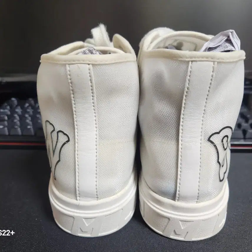 [BUNJANG] MLB Boston High-Top Sneakers / MLB 보스턴 하이탑 스니커즈 250미리