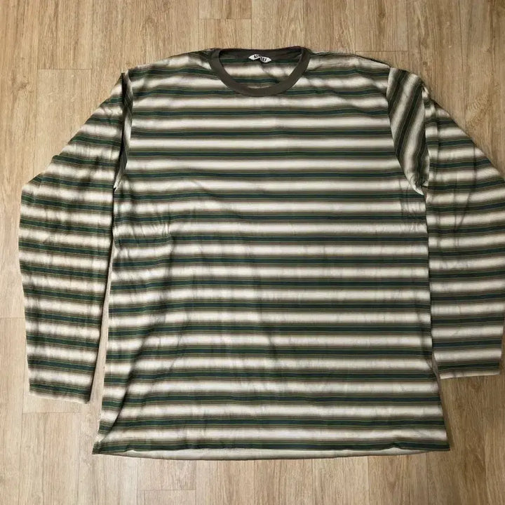 [BUNJANG] Auralee Gradient Stripe Jersey Long Sleeve Tee / 오라리 auralee GRADIENT STRIPE 티셔츠