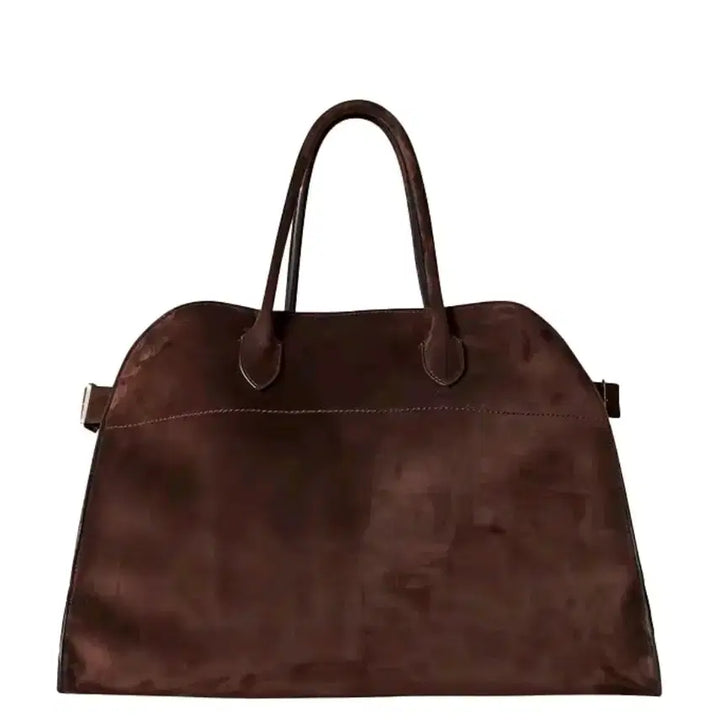 [BUNJANG] PU Leather Tote Bag / (해외배송) PU 가죽 토트백 브라운/블랙 빅백 가방