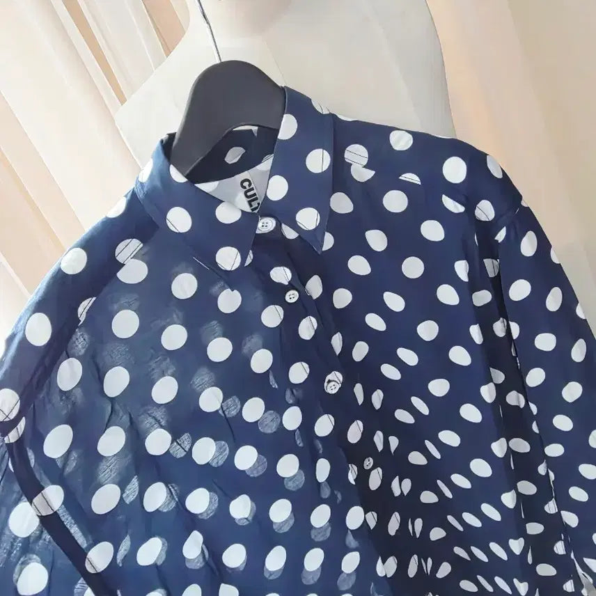 [BUNJANG] Culture Call Dot Pattern Shirt / 컬쳐콜 나염 도트무늬 남방 셔츠