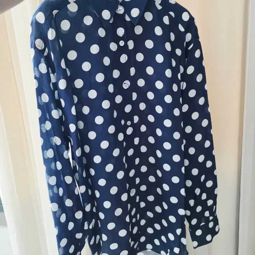 [BUNJANG] Culture Call Dot Pattern Shirt / 컬쳐콜 나염 도트무늬 남방 셔츠