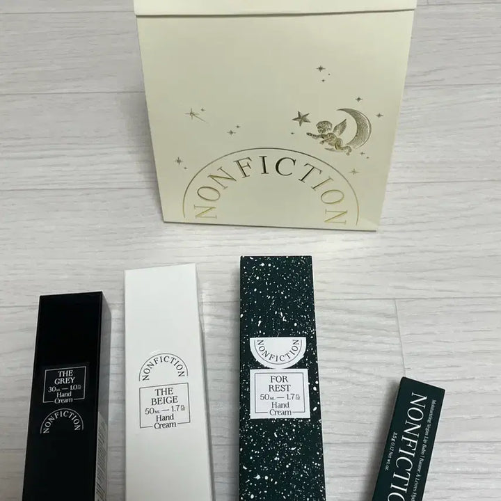 [BUNJANG] Nonfiction Hand Cream/Lip Balm Set / 새상품)논픽션 핸드크림/립밤  (더 그레이/더 베이지/포레스트