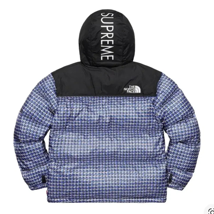 [BUNJANG] Supreme x North Face Studded Nuptse Jacket Royal Blue L / 슈프림 x 노스페이스 스터드 눕시 자켓 로얄 블루 L