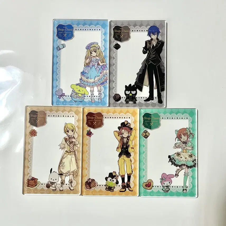 [BUNJANG] Shugo Chara! Sanrio Collaboration Acrylic Card / 캐캐체 캐릭캐릭체인지 슈고카라 산리오 콜라보 아크릴카드