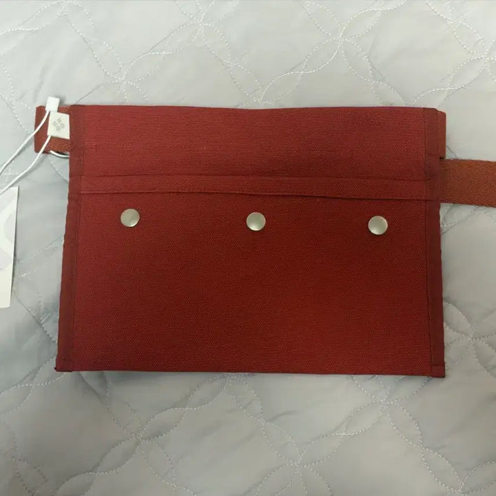 [BUNJANG] KIMAURA Canvas Belted Bag (Coral) / KIMAURA 키마우라 캔버스 벨티드 백 (코랄)