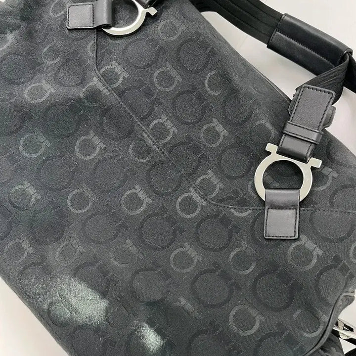 [BUNJANG] Ferragamo Gancini Two-Way Boston Bag / [정품/보증서X] 페라가모 간치니 투웨이 보스턴 백