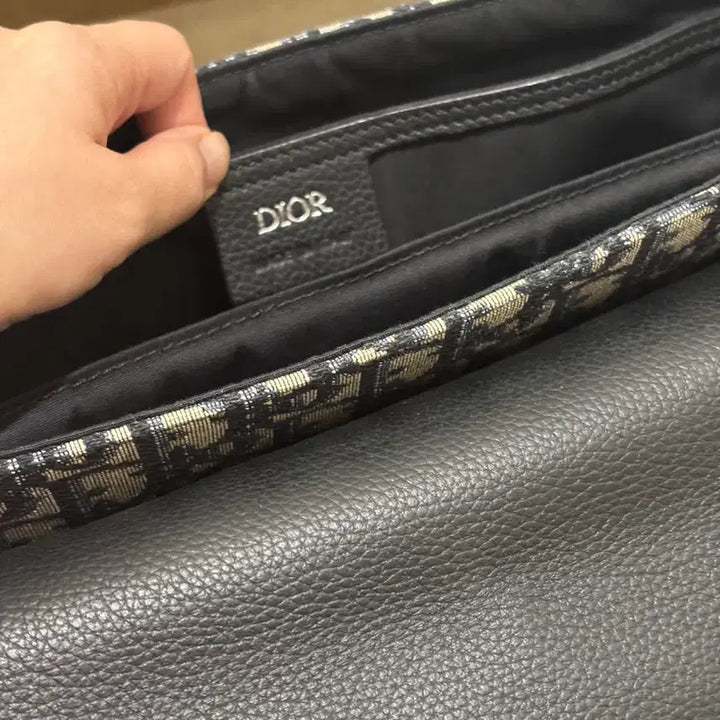 [BUNJANG] Dior Oblique Saddle Messenger Bag Large / 디올 오블리크 새들 메신저백 라지