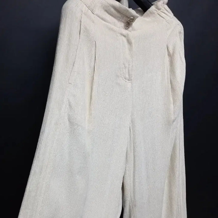[BUNJANG] Mine Rayon High-Waist Wide Leg Pants / 새 마인 춘추 레이온 하이웨스트 와이드 통 팬츠 33.44