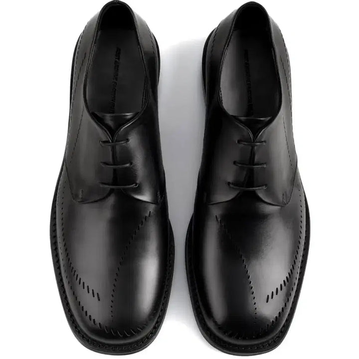 [BUNJANG] Post Archive Faction Black Derby Shoes / 포스트아카이브팩션 검정 더비슈즈