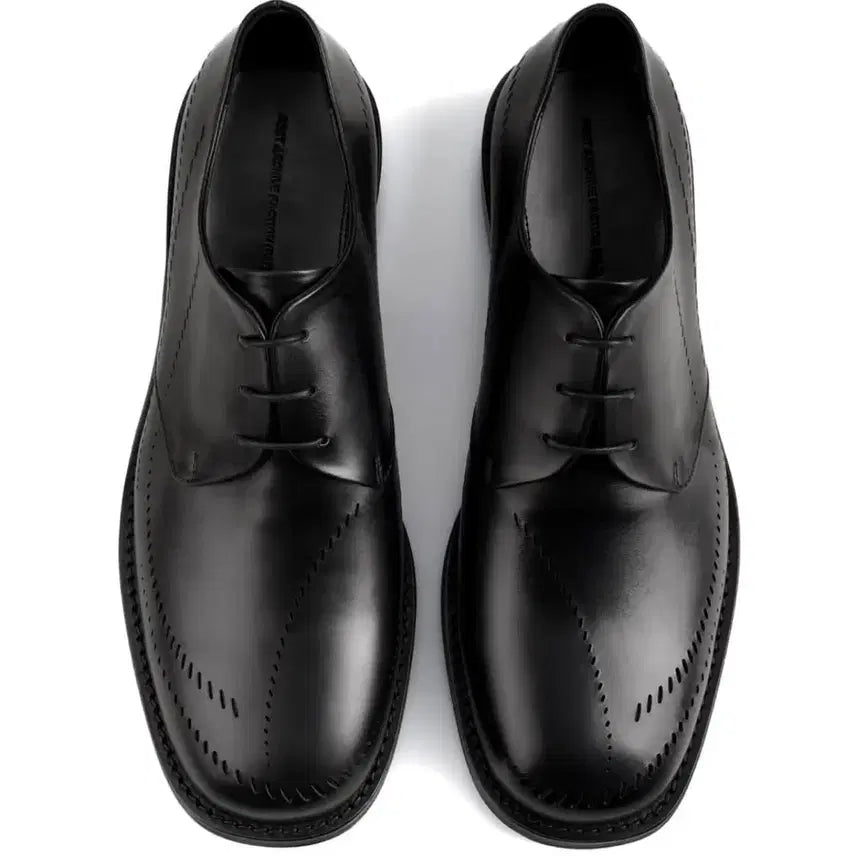 [BUNJANG] Post Archive Faction Black Derby Shoes / 포스트아카이브팩션 검정 더비슈즈