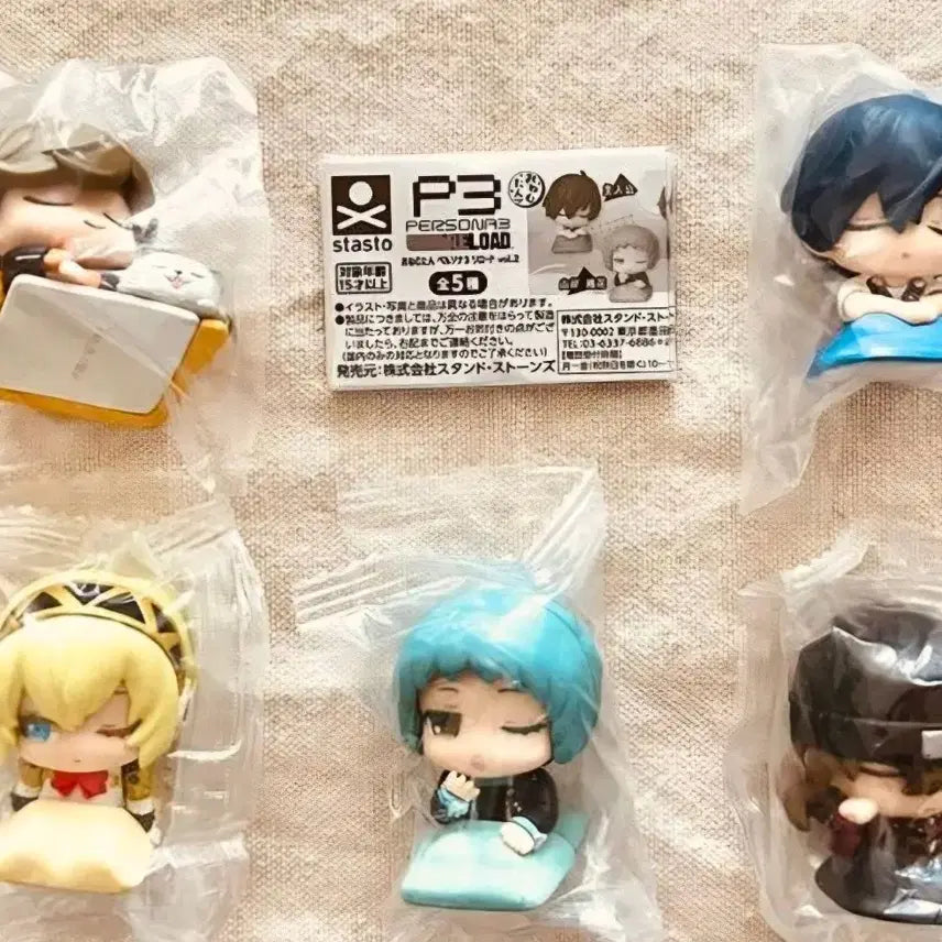 [BUNJANG] Persona 3 Reload Onemutan Vol.2 Figure Set (5 Figures) / 페르소나3 리로드 오네무탄  Vol.2 피규어 5종셋