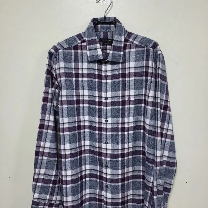[BUNJANG] Louis Castel Daks Check Long Sleeve Shirt / 루이까스텔 닥스 체크 긴팔 셔츠.260228