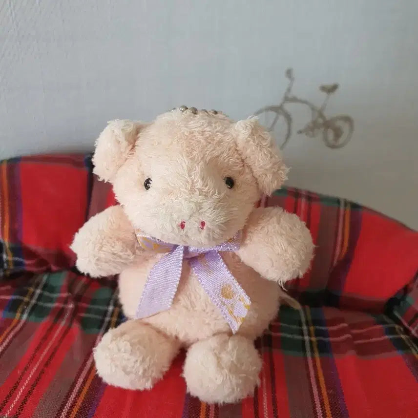 [BUNJANG] Rare Pink Pig Plush Toy with Heart Tag / 하트택 돼지인형 레어