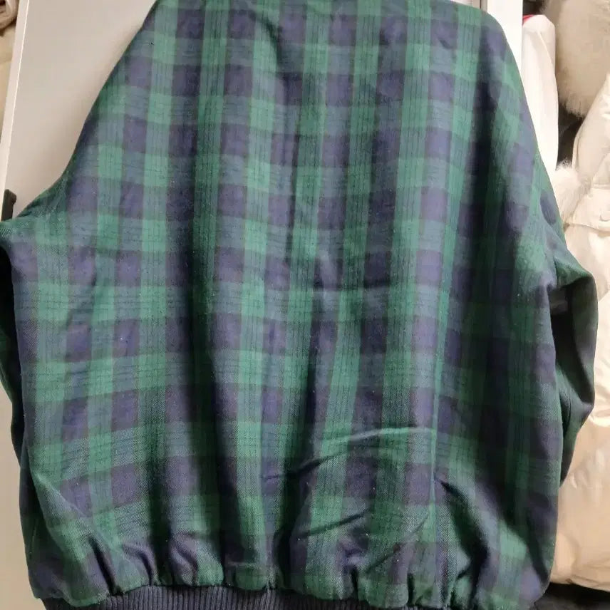 [BUNJANG] Lacoste Reversible Bomber Jacket / 라코스테 그린 봄버 양면  자켓