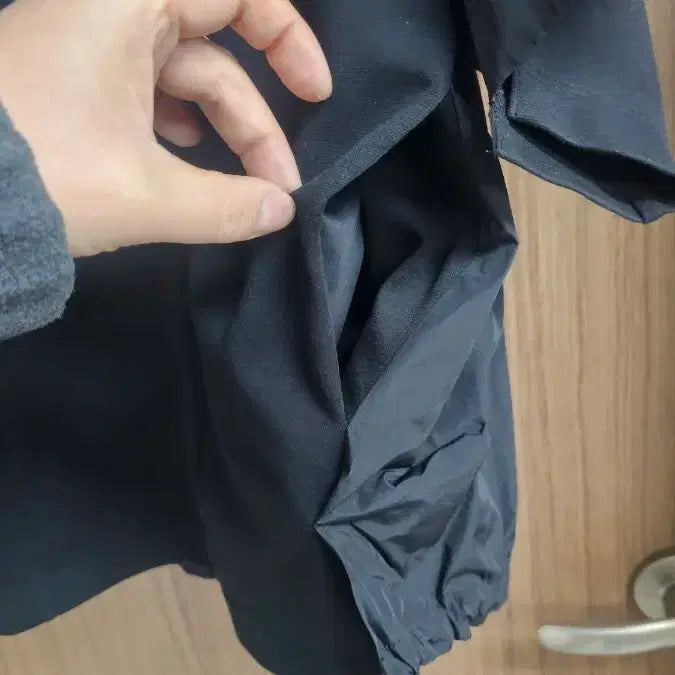 [BUNJANG] System Homme Oversized Half-Zip Short Sleeve T-Shirt - Black, Size 100 (Fits 105-107) / 시스템옴므 오버핏 반집업 반팔 100