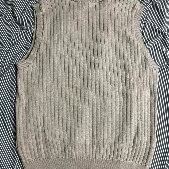 [BUNJANG] Tropical Clothing Cotton Vest Beige / 트로피클로딩 코튼 베스트 40