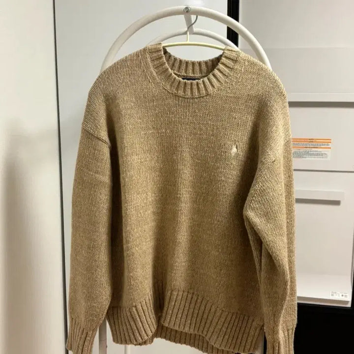 [BUNJANG] Polo Ralph Lauren Logo Cotton Crewneck Sweater / 폴로 랄프로렌 로고 코튼 크루넥 스웨터 M