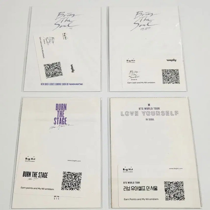 [BUNJANG] BTS Cinema Movie Postcard Set / bts cinema 방탄 영화 시네마 엽서