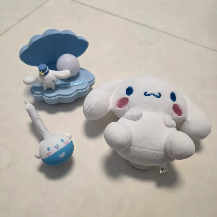 [BUNJANG] Cinnamoroll Otamatone, Mood Lamp, and Plush Set / 시나모롤세트(오타마톤,무드등,인형) 일괄 gs반택포