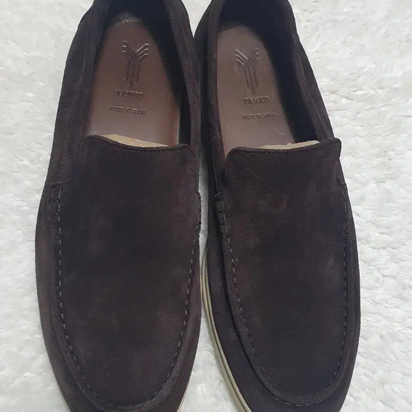 [BUNJANG] Yanko Suede Leather Loafers Brown 270mm / 얀코 스웨이드 가죽 로퍼 브라운 270mm