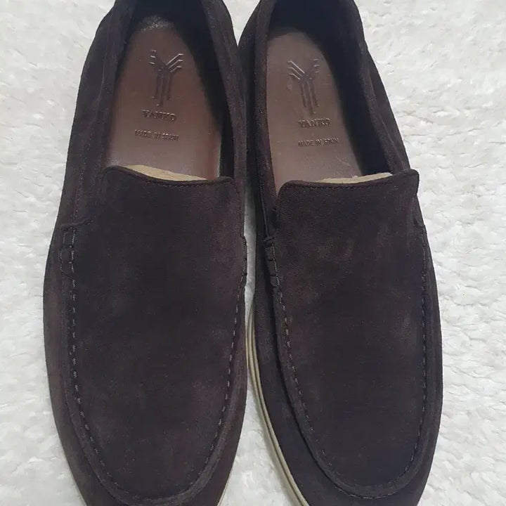 [BUNJANG] Yanko Suede Leather Loafers Brown 270mm / 얀코 스웨이드 가죽 로퍼 브라운 270mm