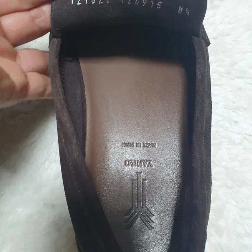 [BUNJANG] Yanko Suede Leather Loafers Brown 270mm / 얀코 스웨이드 가죽 로퍼 브라운 270mm