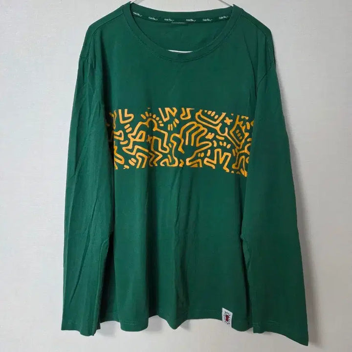 [BUNJANG] Keith Haring Long Sleeve T-shirt / 면100%키스헤링 긴팔티셔츠 105