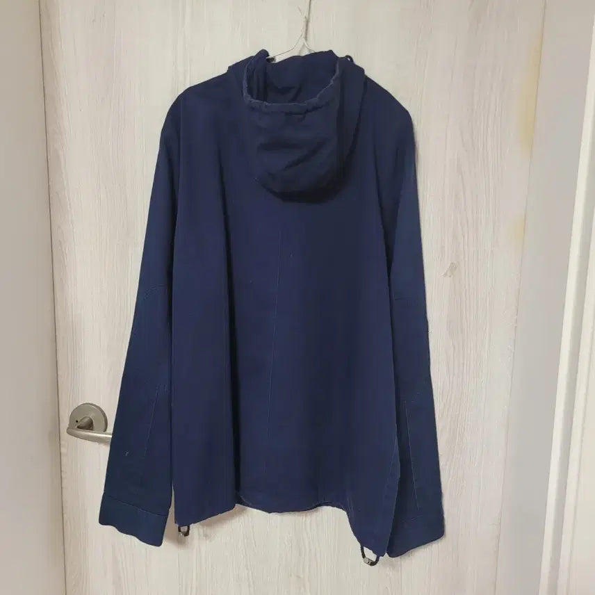 [BUNJANG] Polo Ralph Lauren Nova Check Navy Hooded Jacket / 폴로 USA 랄프로렌 노바체크 네이비 후드 자켓