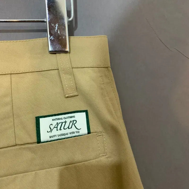 [BUNJANG] S SATUR One-Tuck Vinales Rivet Wide Pants / S SATUR 세터 원턱 비날레스 리벳 와이드 팬츠