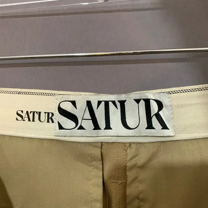 [BUNJANG] S SATUR One-Tuck Vinales Rivet Wide Pants / S SATUR 세터 원턱 비날레스 리벳 와이드 팬츠