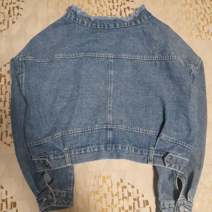 [BUNJANG] Le Pitta Denim Crop Jacket / Le Pitta 청 데님 크롭 자켓 55