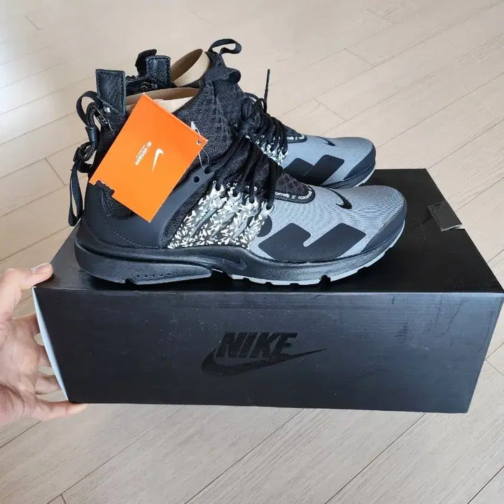 [BUNJANG] Nike x Acronym Air Presto Mid Black Cool Grey (280mm) / 나이키 x 아크로님 에어 프레스토 미드 블랙 쿨 그레이 280사이즈