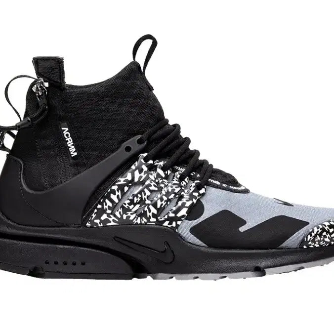 [BUNJANG] Nike x Acronym Air Presto Mid Black Cool Grey (280mm) / 나이키 x 아크로님 에어 프레스토 미드 블랙 쿨 그레이 280사이즈