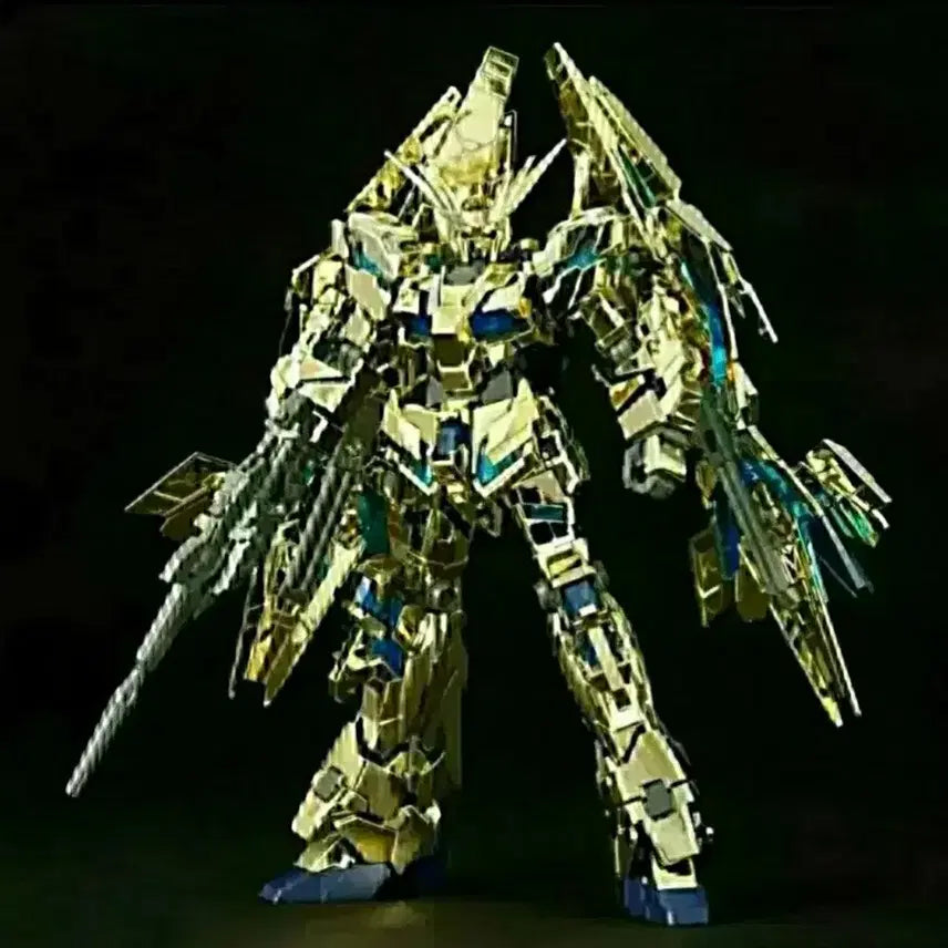 [BUNJANG] Bandai Unicorn Gundam Phenex Destroy Mode Gold Silver Limited Edition Model Kit / 반다이 HG 유니콘 건담 페넥스 디스트로이 모드 골드 실버 한정 프라모델