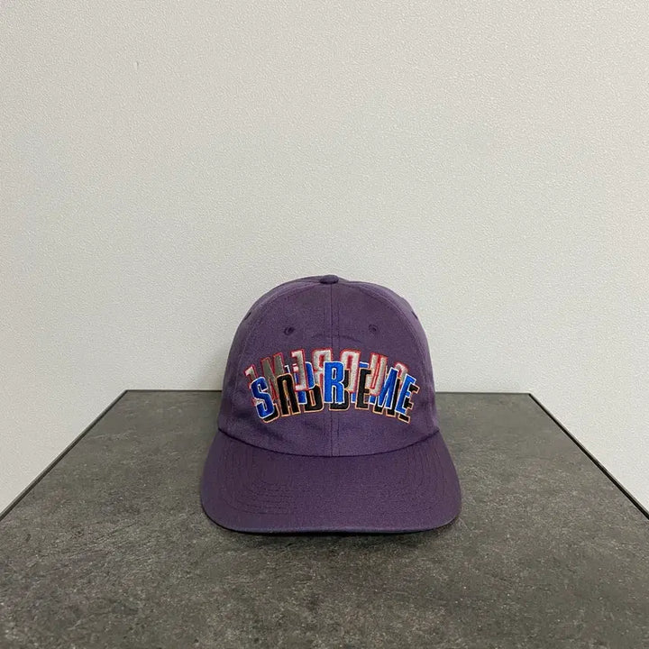 [BUNJANG] Supreme Triple Logo 6-Panel Ball Cap Purple / (OS) 슈프림 6패널 볼캡 모자 트리플 로고 퍼플
