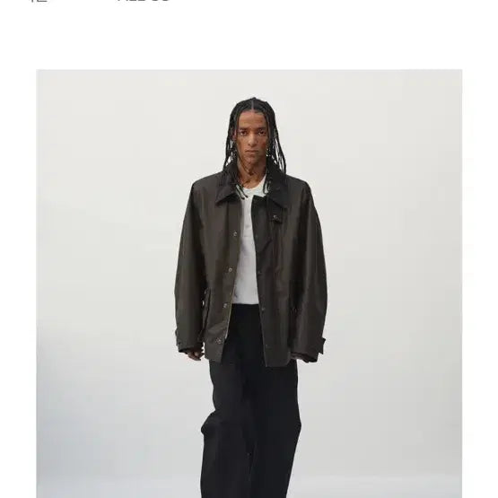[BUNJANG] Coore Curved Fatigue Pants (Black) / 쿠어 커브드 퍼티그 팬츠 (블랙)