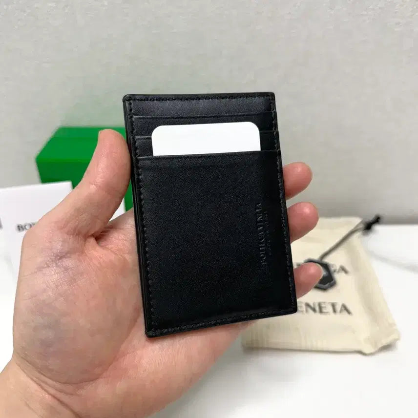 [BUNJANG] Bottega Veneta Intrecciato Card Holder Black / (크림/S)보테가베네타 인트레치아토 카드지갑 블랙