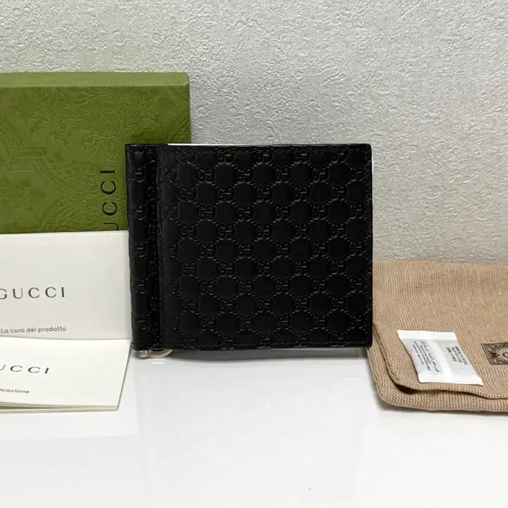 [BUNJANG] Gucci Grain Leather Money Clip Wallet / (새상품/S+)구찌 시마 머니클립 반지갑