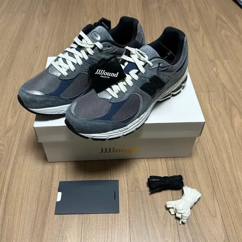 [BUNJANG] New Balance JJJJound 2002R Storm Blue Sneakers / 뉴발란스 자운드 2002R 스톰블루 285