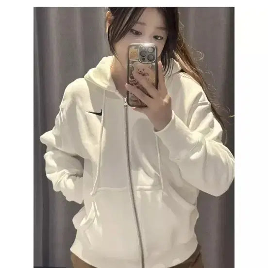 [BUNJANG] Nike Phoenix Oversized Fleece Full-Zip Hoodie (DQ5759-133) / 새상품 나이키 피닉스 오버사이즈 플리스 풀집 후디 DQ5759-133