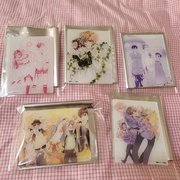 [BUNJANG] Ouran High Host Club Acrylic Card Bundle Set / 오란고교 호스트부 사교클럽 아크릴카드 5종 일괄 양도