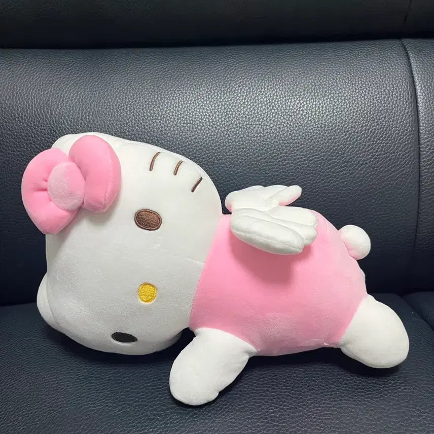 [BUNJANG] Sanrio Hello Kitty Pink Angel Plush Doll / 산리오 헬로키티 핑크 엔젤 천사 중형 인형