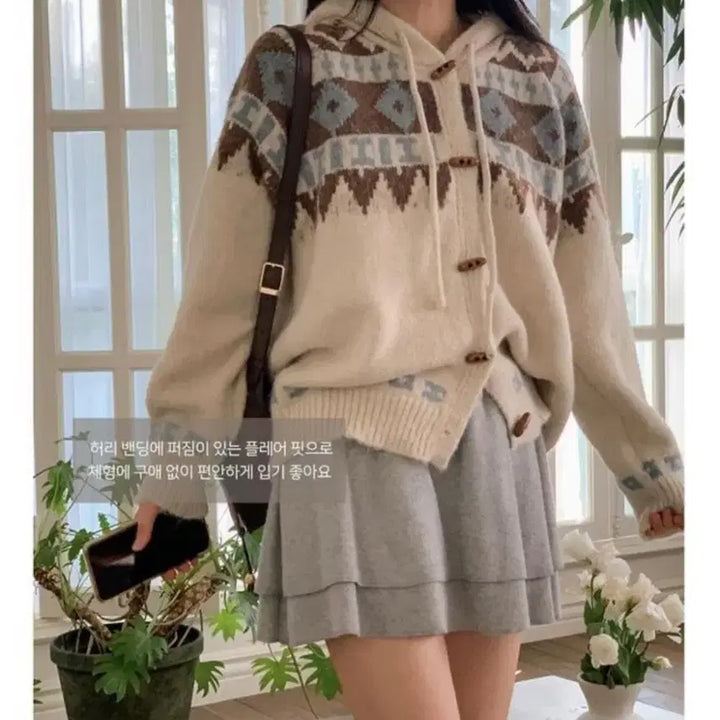 [BUNJANG] Shopperland Fure Flare Brushed Double Mini Skirt / 쇼퍼랜드 퓨레 플레어 기모 더블 미니스커트