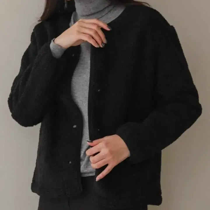 [BUNJANG] Simple Fleece Jacket / 심플양털자켓