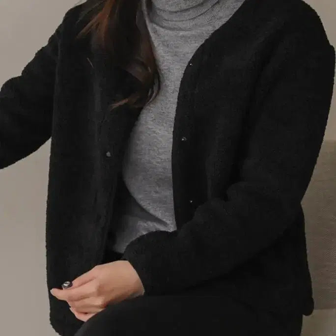 [BUNJANG] Simple Fleece Jacket / 심플양털자켓