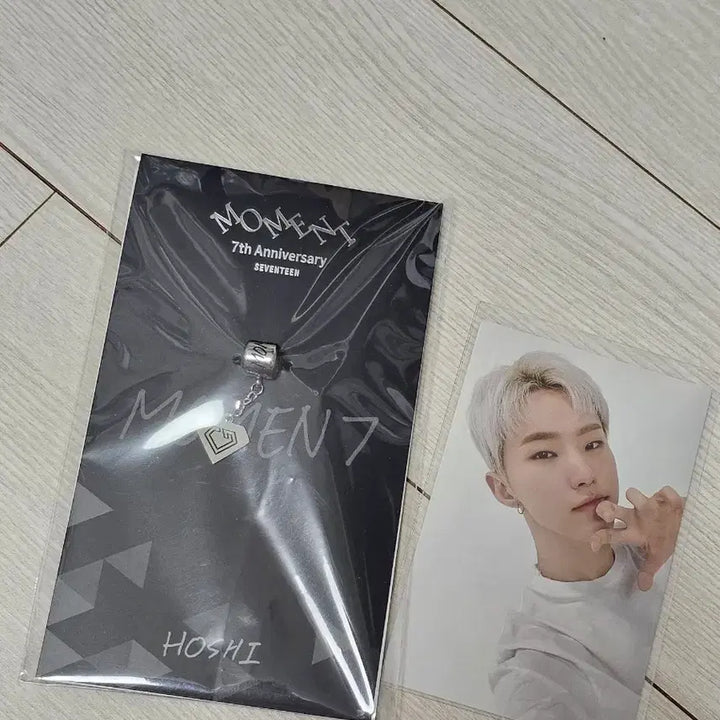 [BUNJANG] Seventeen Hoshi 7th Anniversary Bracelet Charm + Photocard / 세븐틴 7주년 호시 팔찌 참 + 포토카드