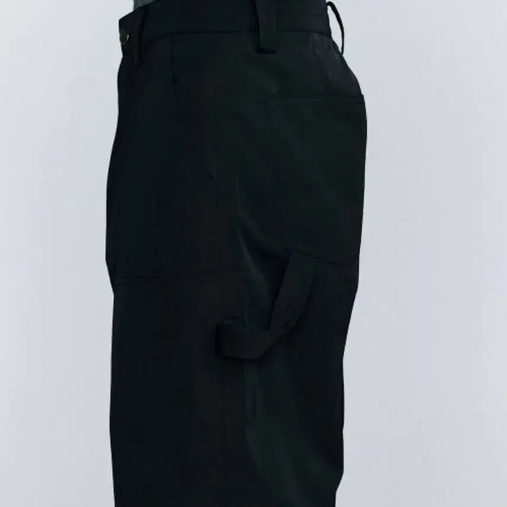 [BUNJANG] HEUTE HET SHINE WORK PANTS (Black) (M) / 호이테 HEUTE HET SHINE WORK PANTS(블랙)(M)