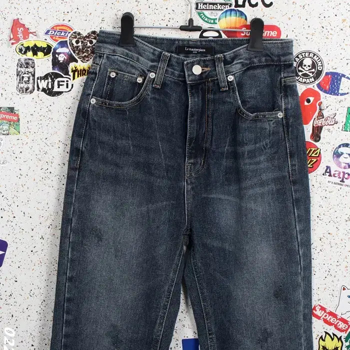 [BUNJANG] Le Masterpiece Washed Denim Pants Women&